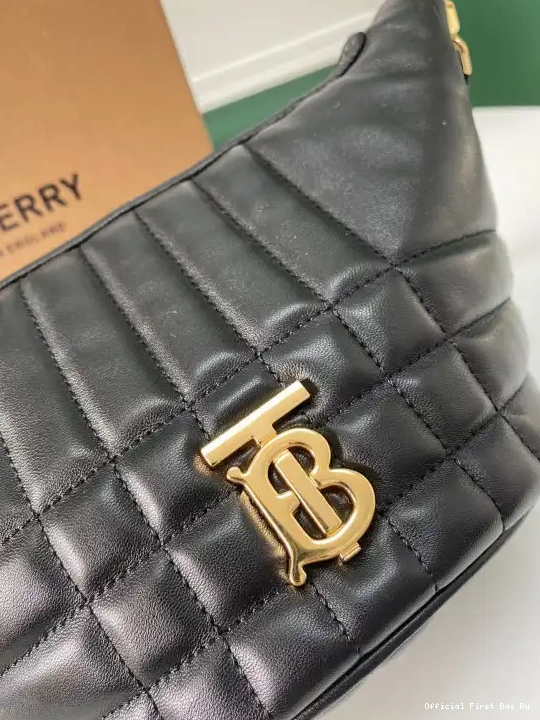 Official FirstBag Ru Crescent Lola Small Bag Quilted BURBERRY Lambskin 0518